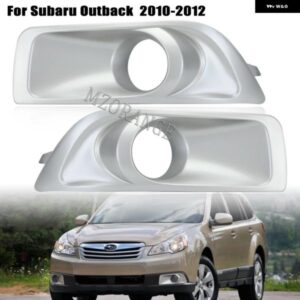 スバル FOGLIGHT グリルカバー アウトバック 2010 2011 2012 フロントバンパー フォグランプ フォグライト カバー ヘッド