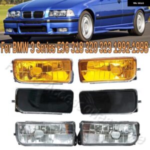 BMW フロントバンパー フォグライト アセンブリフォグランプ カーアクセサリー 3シリーズ E36 318 320 323 325 328I 1992-1998 63178357390