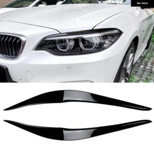 BMW ヘッドライト ランプ アイブロウカバー トリム 自動 蓋アイブロウ F87 M2 F22 F23 220I 228I 230I M235I M240I 2014-2022 カスタムパー