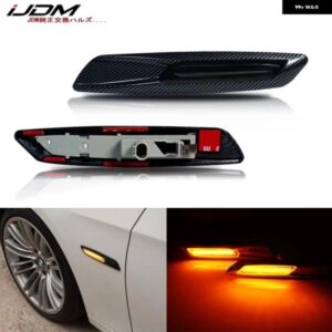 BMW アンバー LED サイドマーカー ライト 1 3 5シリーズ E81 E82 F30 E90 E91 E92 E93 E46 E60 E61 F10 ウィンカーライト カスタムパー