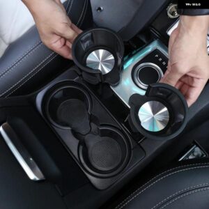 ランドローバー レンジローバー スポーツヴォーグ/DISCOVER4/5 ABS カーセントラルコントロールウォーターカップホルダー 装飾 アクセサリー
