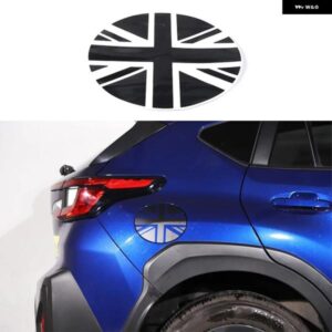 スバル CROSSTREK 2024 + PVC ブラック車スタイル 燃料タンクキャップデカールステッカー 外装 装飾 アクセサリー 1個 カス