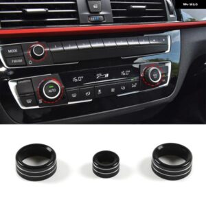 BMW 1 2 3 4シリーズ F30 F34 F46 GT X1 X2 F47 F48 エアコンノブオーディオボリュームコントロールボタンサークル 装飾 トリム カバー カ