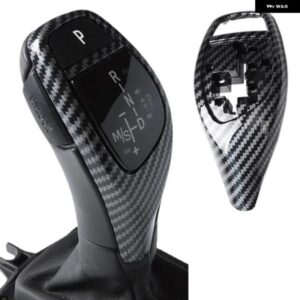 BMW カーボン ギアノブ シフトレバー カバー 交換用 LHD RHD スポーツ F30 F31 F10 F32 F33 F34 F06 F12 F25 F26 13-17 カスタムパーツ