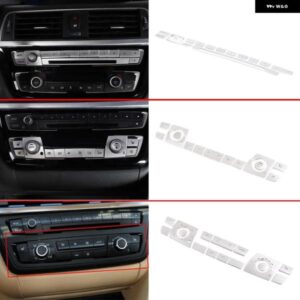 BMW 3 4シリーズ 3GT F30 F32 F33 F36 2013-2019 中央制御空調ボタン 装飾 ステッカー カーアクセサリー カスタムパーツ アクセサリー 交換