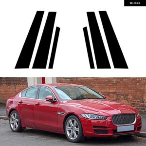 ジャガー ピラーポスト窓ドアモールトリム カバー XF X250 2008-2015 XE X760 2016-2023 アクセサリー カスタムパ