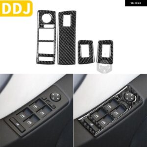 BMW カーボンインテリア自動ウィンドウ リフトパネルカバー トリム ステッカー X5 E53 2000/06/01 カスタムパーツ アクセサリー 交換用部品