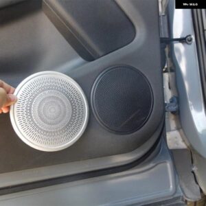 ランドローバー レンジローバー EVOQUE 2019 2020 合金クロームドアスピーカーツイーターサウンドカバー トリム リングカーアクセサリー カ