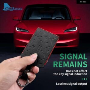 テスラ モデル 3 ハイランド 2024 モデル Y モデル X モデル S イタリアトップスエードリモートキーケースカバー シェルカードバッグカ