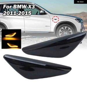 BMW X3 F25 2011-2017 X5 E70 2007-2013 X5M は使用しでください X6 E71 E72 07-14 ダイナミック LED インジケーター サイド マーカー シグ