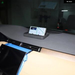 ランドローバー ディスカバリー スポーツ 24 シリカゲルブラックダッシュボード ボックス マット携帯電話ナビゲーションホルダーカーアクセ