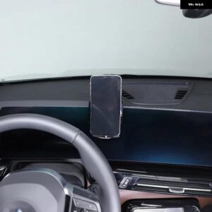 BMW 自動車電話ホルダー X1 U11 2023 画面固定ベースナビゲーション ブラケット ワイヤレス充電モバイル カーアクセサリー カスタムパーツ