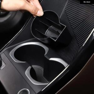 BMW X1 U11 2023-2024 ABS ブラックカーセンターコンソール カップホルダーパーティション ボックス カーインテリアアクセサリー カスタム