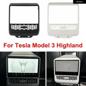 テスラ モデル 3 ハイランド 2024 リアスクリーンカバー エアアウトレットキックマットベントアウトレットダストカバー カースタイリング イ