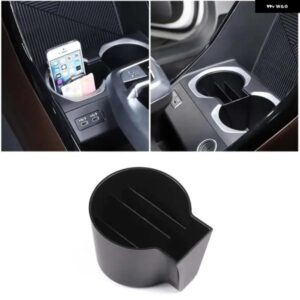 BMW X1 U11 2023 + ABS ブラックカースタイリング 中央制御カップホルダーパーティションオーガナイザー ボックス カーインテリアアクセサリ