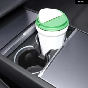 テスラ モデル 3 ハイランド 24 TPE 黒水カップホルダー中央制御ドリンクホルダーリアカップホルダーカーアクセサリー カスタムパーツ アク