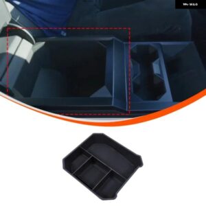 テスラ CYBERTRUCK 2024 ABS ブラックカーセンターコンソール オーガナイザートレイアームレスト ボックス インテリアカーアクセサ