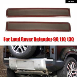 ランドローバー ABS リアテールフォグライト ランプ カバー ステッカー ディフェンダー 90 110 130 2020-23 車外装アクセサリー カスタムパ