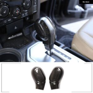 ランドローバー ディスカバリー 3/ディスカバリー 4 LR3 LR4 2004-2012 ABS ブラックギアシフトノブギアヘッドカバー ステッカー カーアクセ