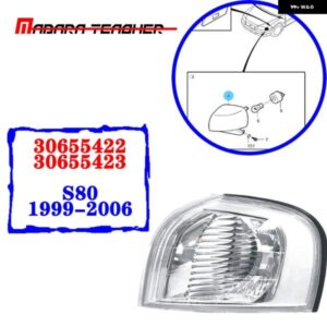 ボルボ リフト右ウィンカーインジケーターコーナーライト ランプ バルブ 無 1999/05/01 S80 30655422 30655423 カスタムパーツ アクセサリ