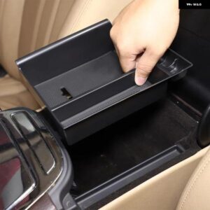 ジャガー XJ XJL X351 2010-2019 ABS ブラック中央 ボックス ドア電話グローブアームレスト ボックス カーアクセサリー カ