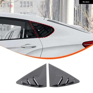 BMW X6 2015-2019 F16 リアサイドウィンドウ ベントルーバートライアングルカバー グロスブラック ABS シャッター 装飾 アクセサリー 2個