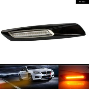 BMW 2PC LED ダイナミックウィンカーライト サイドマーカー ランプ 信号灯 E60 E61 E39 E81 E82 E87 E88 E90 E91 E92 E93 カースタイリング