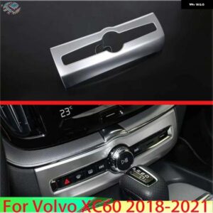 ボルボ XC60 2018-2021 カーアクセサリー ABS クロームエアコンスイッチカバー フレーム 2019 2020 カスタムパーツ アクセサリー 交換用部