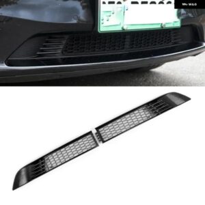 テスラ 車アンダーバンパー 防虫ネット防塵フロントエアインレットベントグリルカバー アクセサリー モデル Y 3 カスタムパーツ アクセサリ
