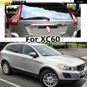 ボルボ XC60 2009-2014 クロームリアトランクテールゲートカバー トリム モールディングテールゲートドアハンドルストリップアクセントガー