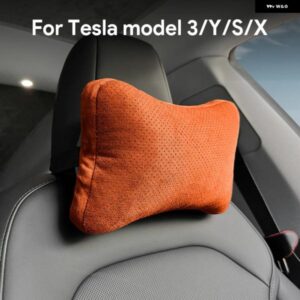 テスラ カーシートヘッドレスト モデル 3 モデル Y モデル S モデル X ハイランド 2024 ネックピローソフトコンフォートメモリークッシ