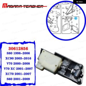 ボルボ 燃料ドアロックフィラーフラップソレノイド モーター V 70 S60 S80 XC70 XC90 9483311 30716837 30612856 タンクキャップ カスタム