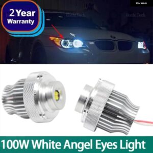BMW 5シリーズ E60 E61 LCI ハロゲンヘッドライト 545I 550I 535I 530I 520I 2007-2010 100ワット LED エンジェルアイズリングマーカー 電球