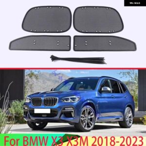 BMW ミドルスクリーニングメッシュフロントグリル メッシュ X3 X3M 2018-2023 フロントグリル ネットカバー ステンレス カーアクセサリー