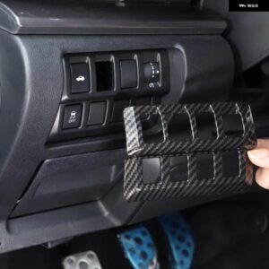 スバル WRXV B 2021-23 ABS カーボン/レッド車屋内テールゲートスイッチフレームインテリアアクセサリー カスタムパーツ アクセサ