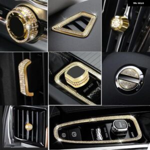 ボルボ 適合 XC60 室内 装飾 ダイヤモンドステッカー 2018-2025 カーアクセサリー カスタムパーツ アクセサリー 交換用部品 互換品