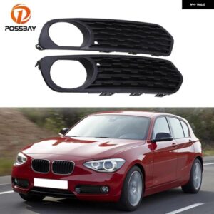 BMW フロントアンダーグリル穴付きフォグライト ランプ カバー 1シリーズ F20/F21 3/5 ドア 2011-15 フェイスリフト前 カスタムパーツ アク