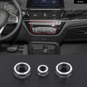 BMW 3個 1 2 3 4シリーズ F30 F34 F46 GT X1 F47 F48 エアコンボリュームスイッチノブ 装飾 リングインテリアアクセサリー カスタムパーツ