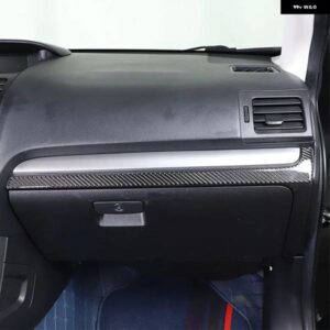 スバル フォレスター 2013-2018 アクセサリーカーボンカーセンターコンソール 副パイロット ボックス ステッカー インテリアトリム LH