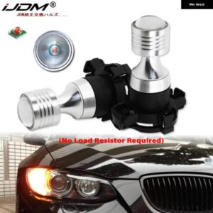 BMW 2個 アンバーイエロー CAN バス PY24W 5200S LED 電球 3 4 5シリーズ X3 E70 X5 X6 Z4 フロントウィンカーライト カスタムパーツ アク