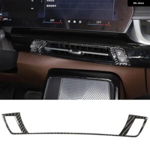 BMW X1 U11 2023-2025 ソフトカーボンカーセンターコントロールエアアウトレットフレームトリム ステッカー カーインテリアアクセサリー LH