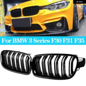 BMW フロントキドニーグリルデュアルスラットグリル F30 F31 F35 320I 325I 328I 316I 318I 320I 328I 330I オートアクセサリー 2012-2018