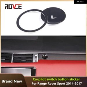 ランドローバー 副パイロットのシートロッカースイッチ ボックスボタン ステッカー レンジローバー スポーツ 2014-2017 アクセサリー カス