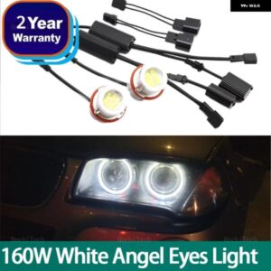 BMW E39 E81 E82 E87 E88 E53 E60 E61 E63 E64 E83 X3 X5 160ワット LED 車エンジェルアイズマーカー ライト 電球 カスタムパーツ アクセサ