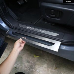 ランドローバー レンジローバー EVOQUE 19-23 ステンレス 車内側ドアシルパネルスカッフプレートトリム カバー カーアクセサリー カスタム