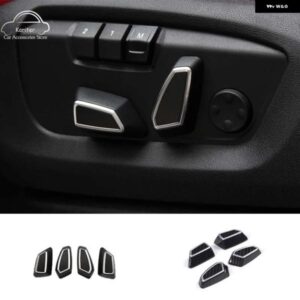 BMW 1/3/4/5シリーズ F10 F20 F30 X3 X4 F25 F26 X5 X6 F15 F16 ABS シート調整ボタンカバー 装飾 ステッカー アクセサリー カスタムパーツ