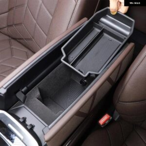 BMW 7シリーズ G70 2023 2024 ABS ブラック中央制御アームレスト ボックス ボックス 多機能 ボックス カーアクセサリー カスタムパーツ ア