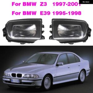 BMW ライト フォグランプ フォグランプ 5シリーズ E39 1995 - 2000 520 525 523 530 525LI 535 523LI ハウジングレンズ クリアバルブ 無 カ
