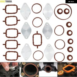 BMW 20個 カーパーツアクセサリー 6X32MM インテークインレットマニホールドガスケット シールキット X3 X5シリーズ M57 M57N E39 E46 E90