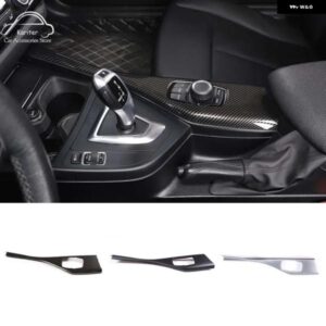 BMW 1 2シリーズ F20 F21 F22 2012-2019 ABS カーセンターコンソール マルチメディアボタンパネルカバー ステッカー カーアクセサリー LHD